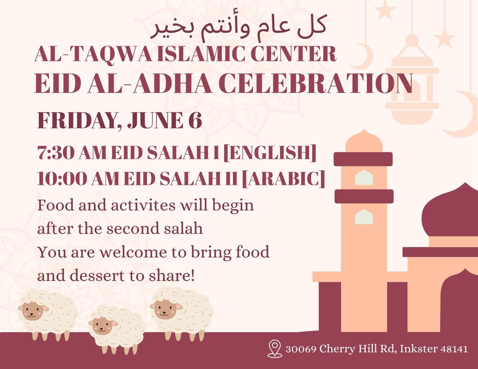 Eid Adha Flyer